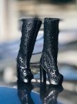 JAMIEshow - JAMIEshow - Lace Cut High Heel Boots - обувь
